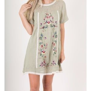 Embroidered dress