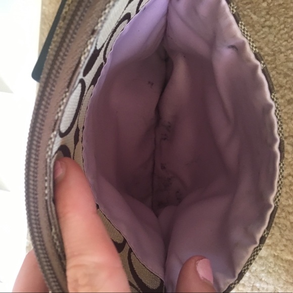 Medium Coach Satchel with Leather Accents - Picture 3 of 6