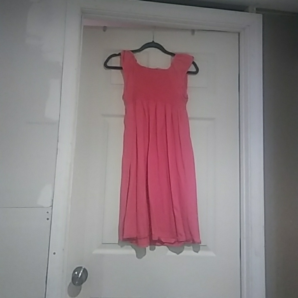 Cute pink littile girl summer dress