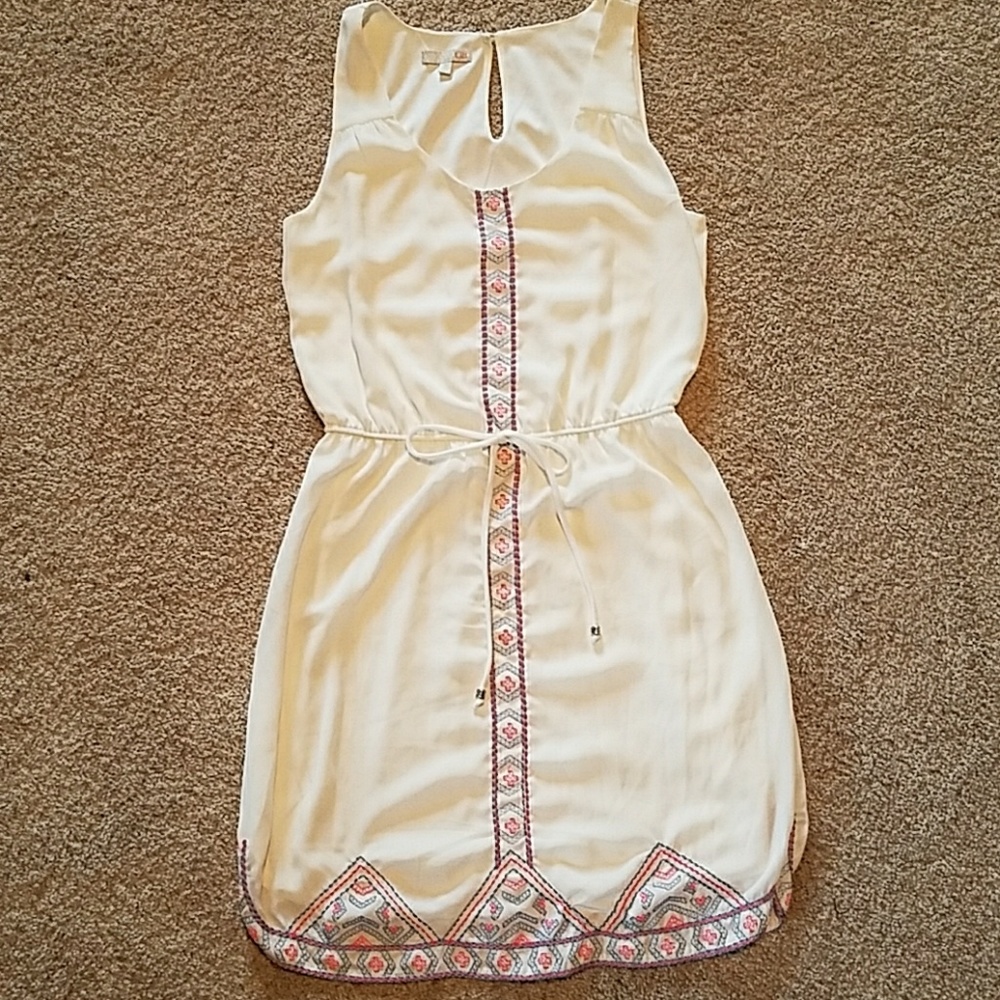 White Comfy Casual Dress