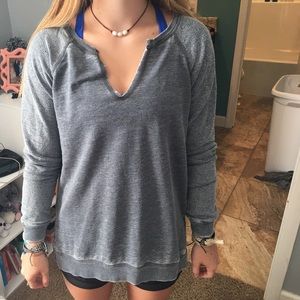 grey sweater