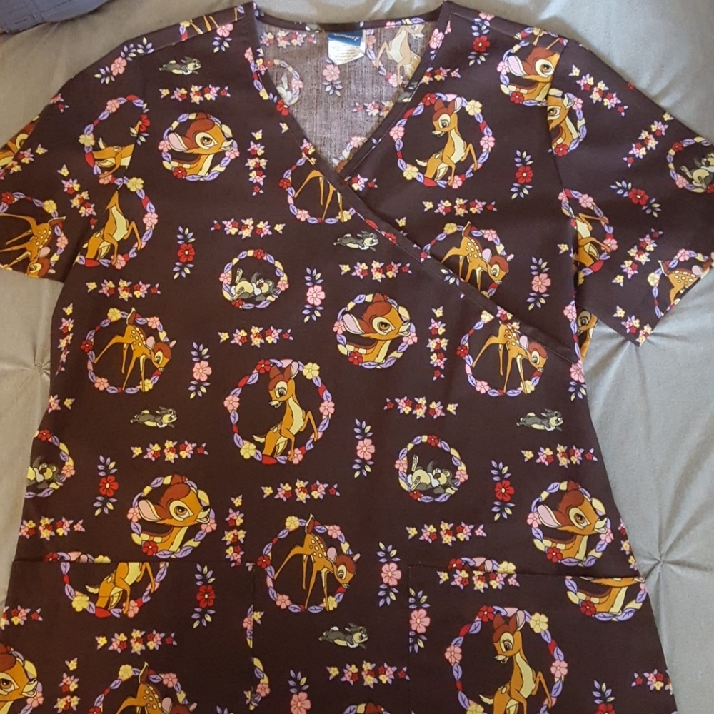 Disney Bambi Scrub Top