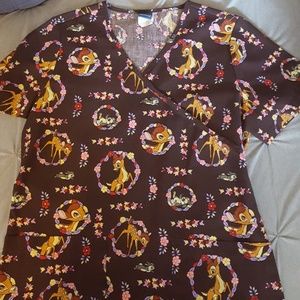 Disney Bambi Scrub Top