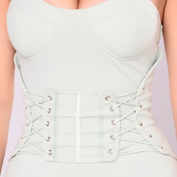 Green (sage) fashionova dress - Picture 2 of 5