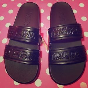 🌵VS PINK Double Strap Slides🌵