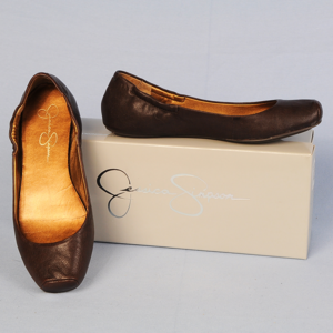 Jessica Simpson Brown Ballet Slipper Flat Size 7