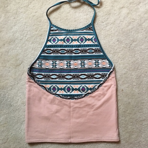 PacSun Reversible Halter/Crop top - Picture 2 of 2