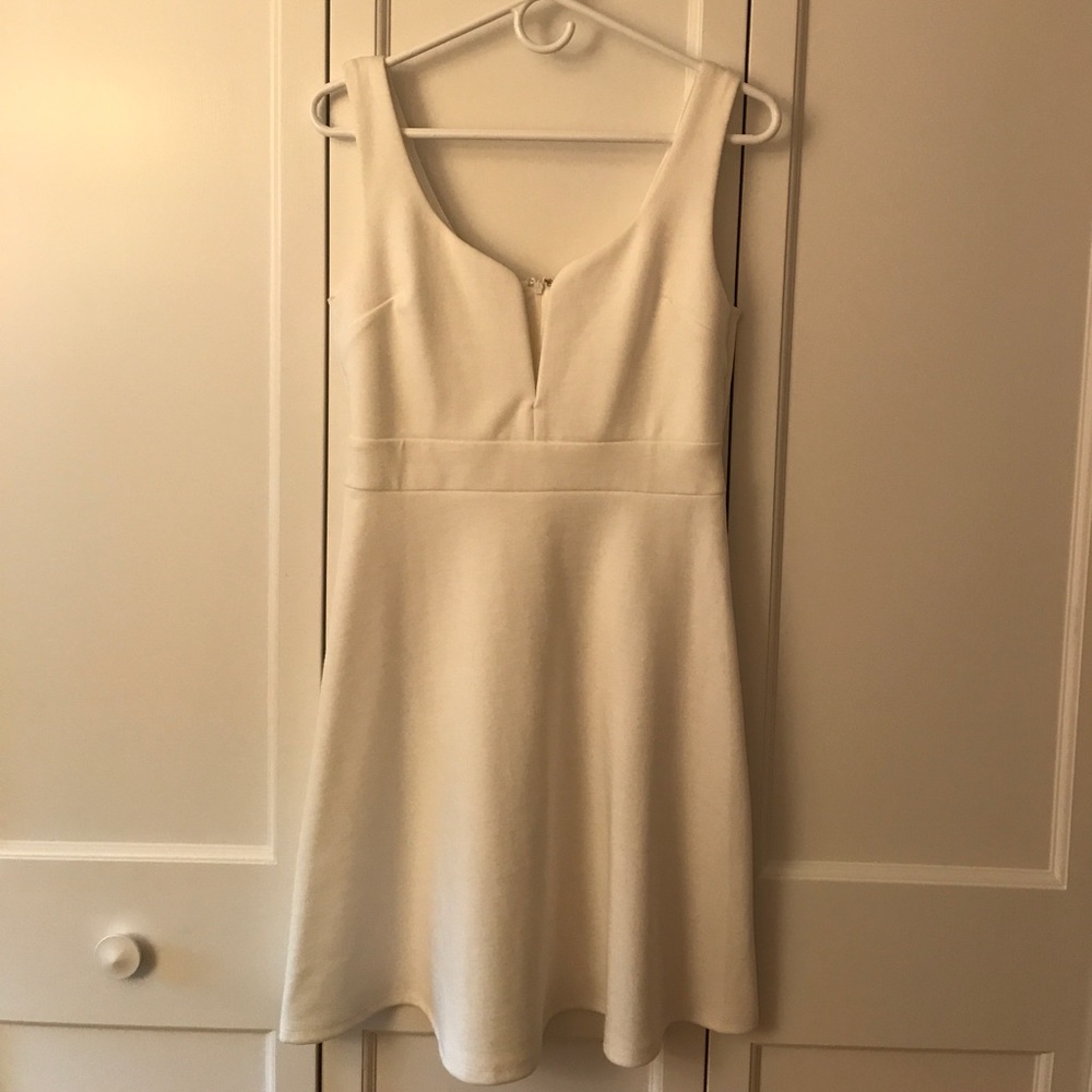 White A-Line Dress