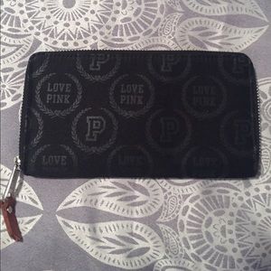 PINK Zip around wallet