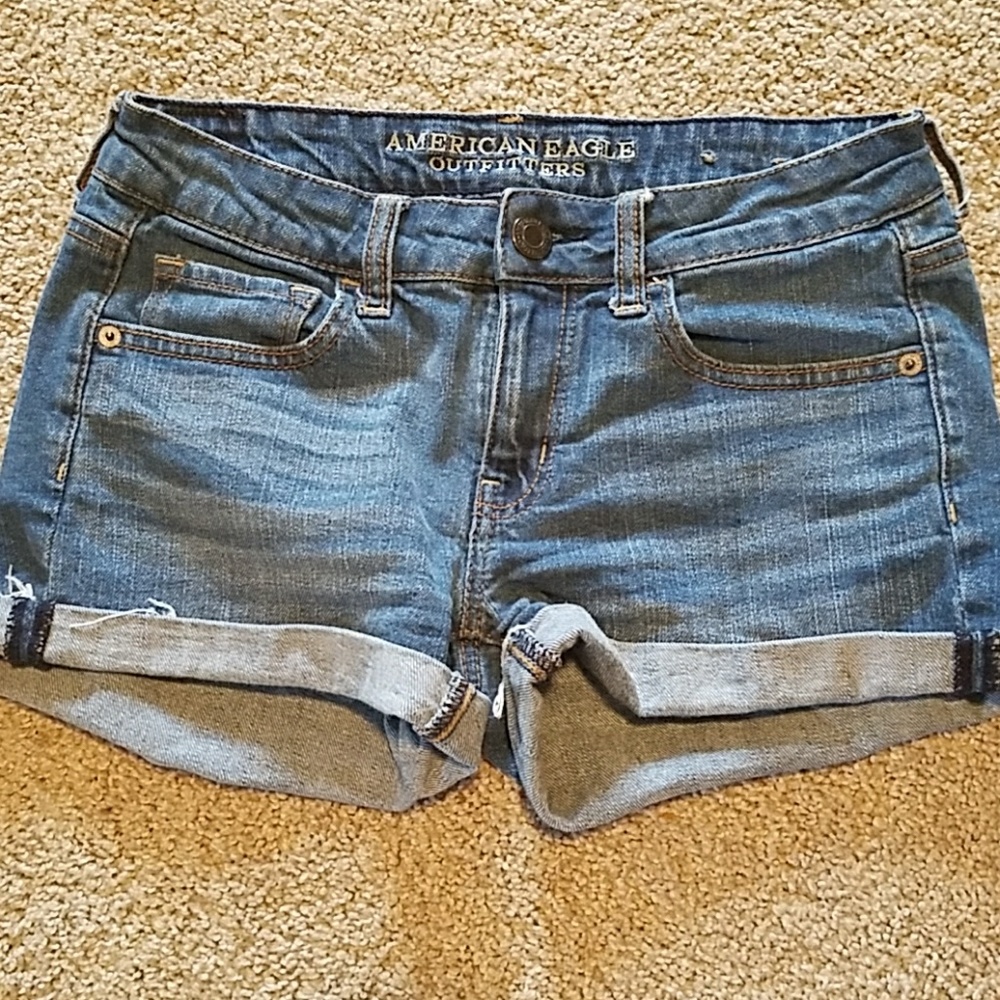 AEO Stretch Jean Shorts