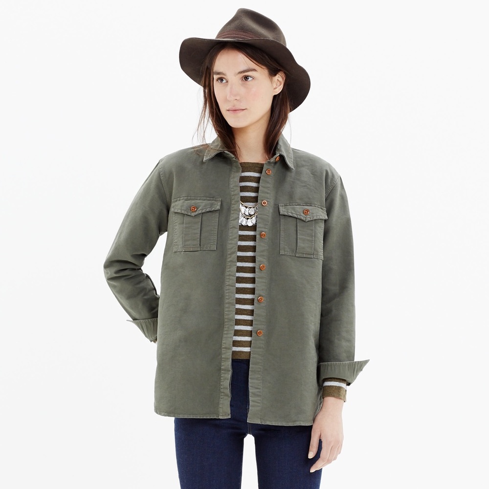 Madewell field-bound cargo shirt-jacket