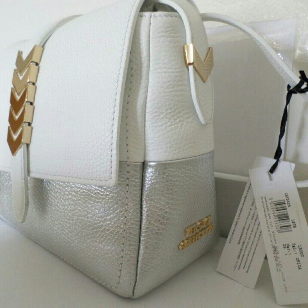 Versace Collection Shoulder Bag White & Silver