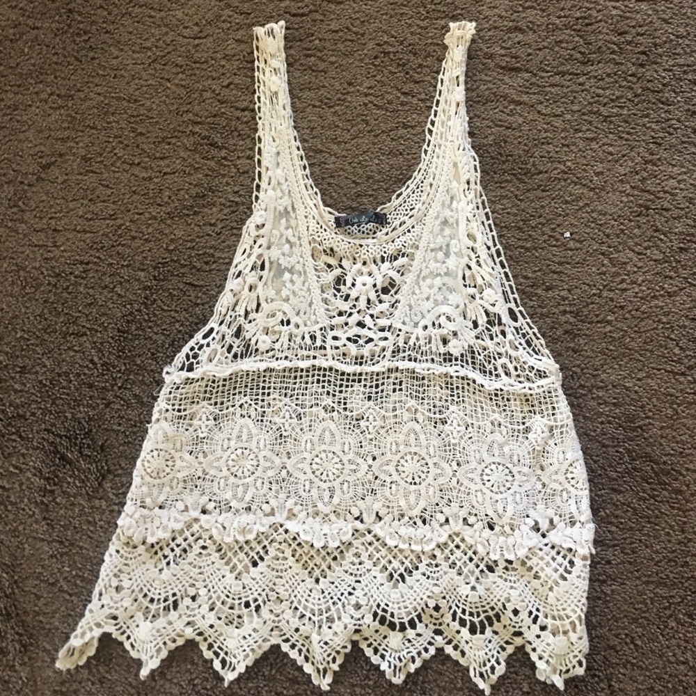 SALE 🔥 SUPER CUTE CROCHET TANK
