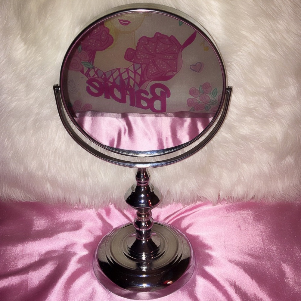 Silver Vanity Mirror