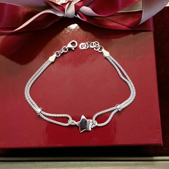 Montaigne Sterling Silver Bracelet plated in Rhodium main image 1