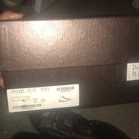 Beige-ebony /cocoa Gucci sneakers - Picture 4 of 5