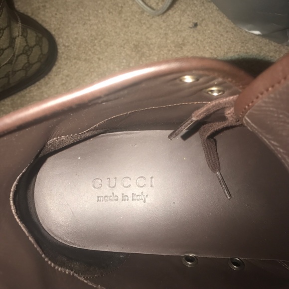 Beige-ebony /cocoa Gucci sneakers - Picture 5 of 5