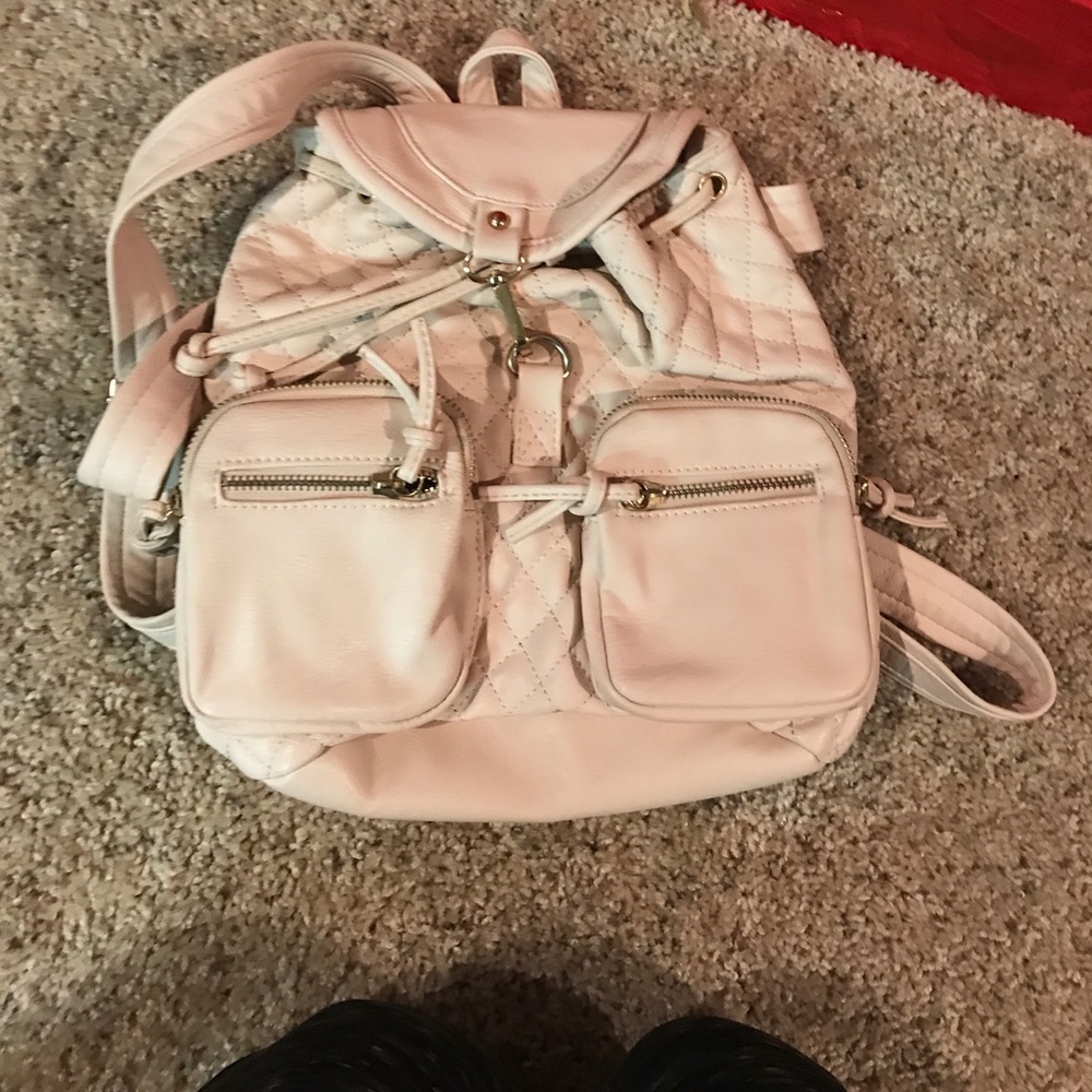 Pink backpack