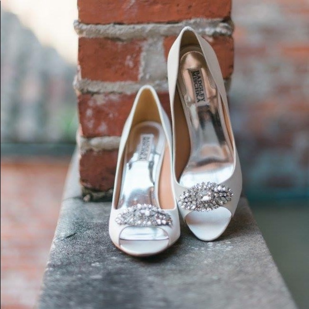 Badgley Mischka Embellished Heels