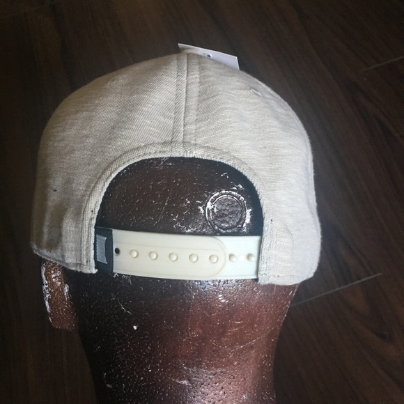 Tan Striped Brim Hat  SAMPLE SALE! - Picture 3 of 4