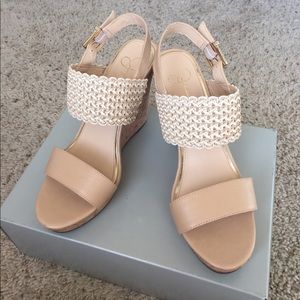 Jessica Simpson Nude Wedges