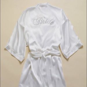 Victoria's Secret "Bride" Silky Bridal Robe