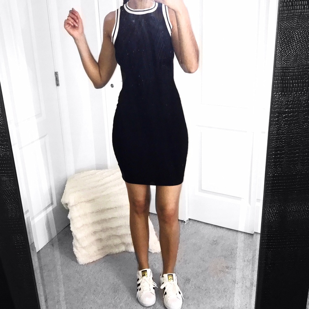 Bodycon Dress black One Clothing fitted jersey - Picture 1 of 8