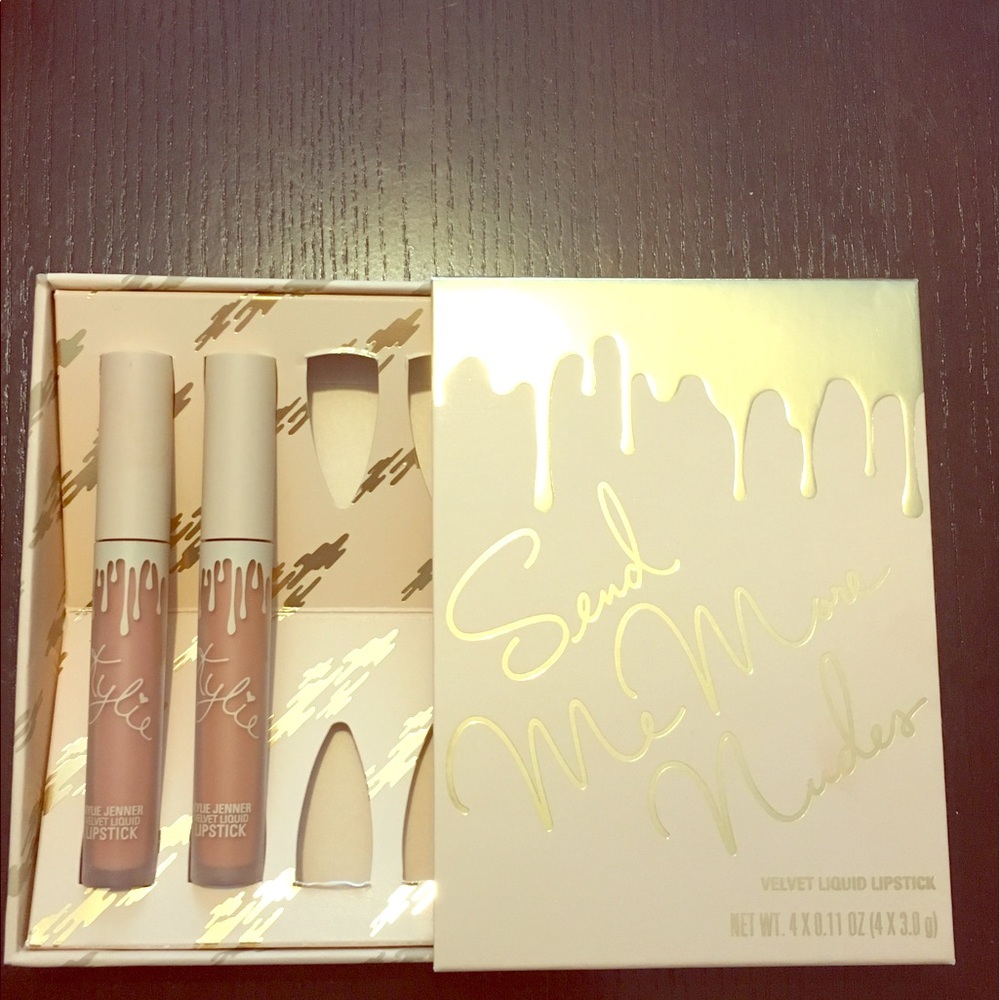 Kylie "Naked" and "Birthday Suit" velvet mattes