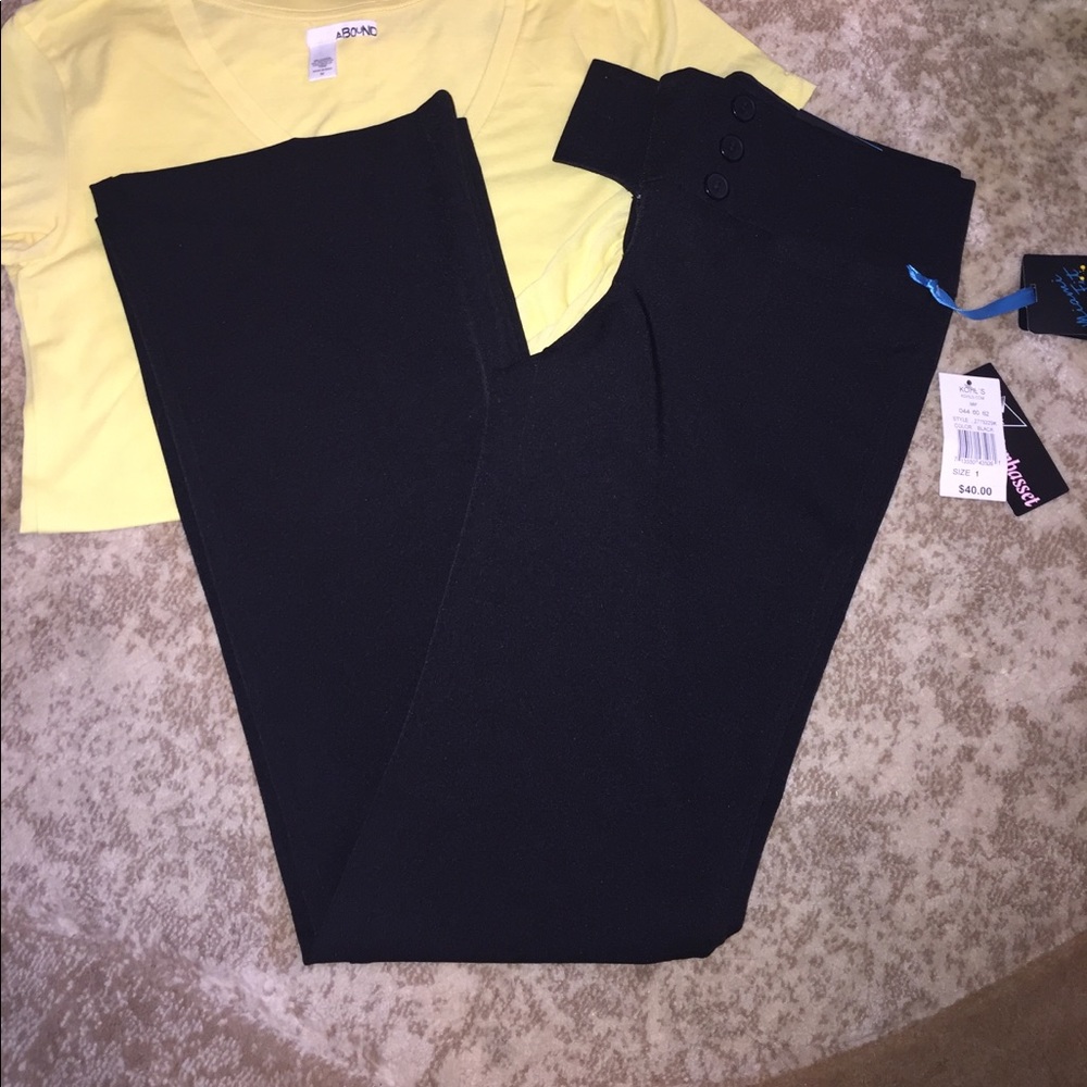 Black slacks!!