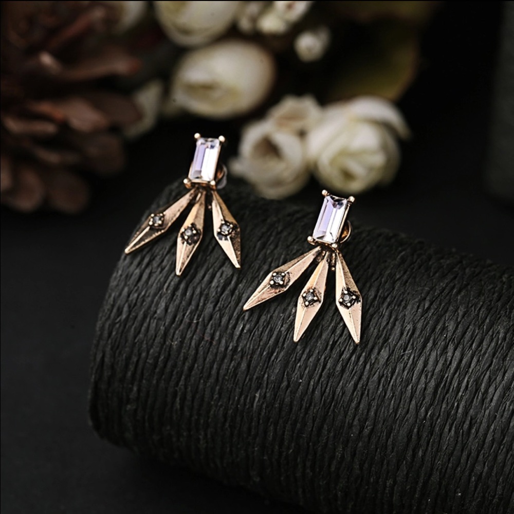 Crystal ear jacket