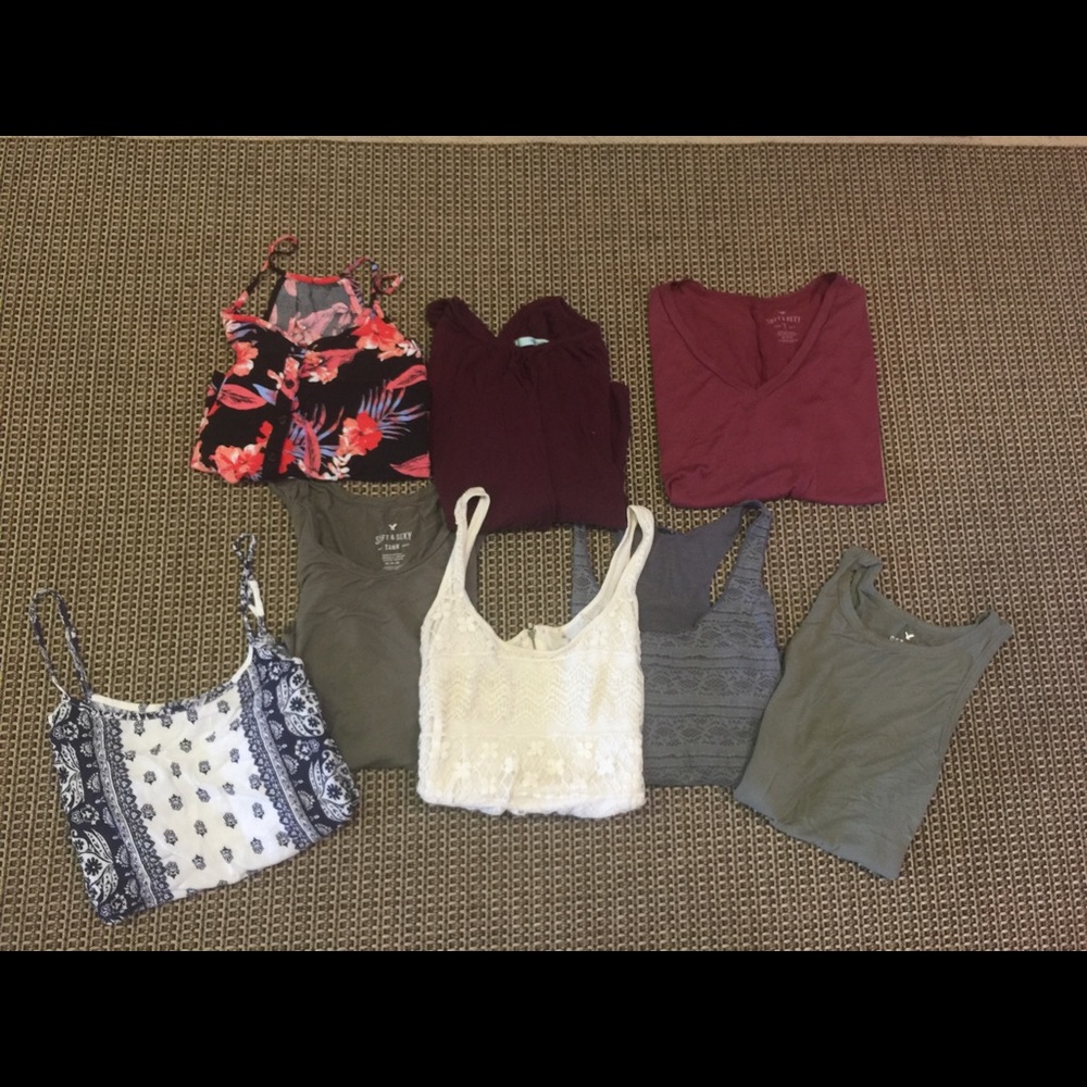 Hollister,American Eagle, Ect. Tanks