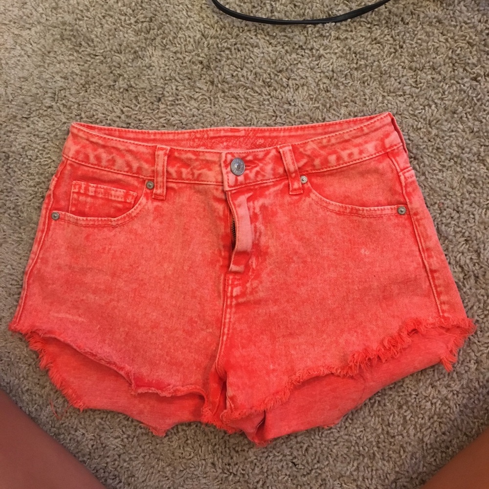 Denim shorts