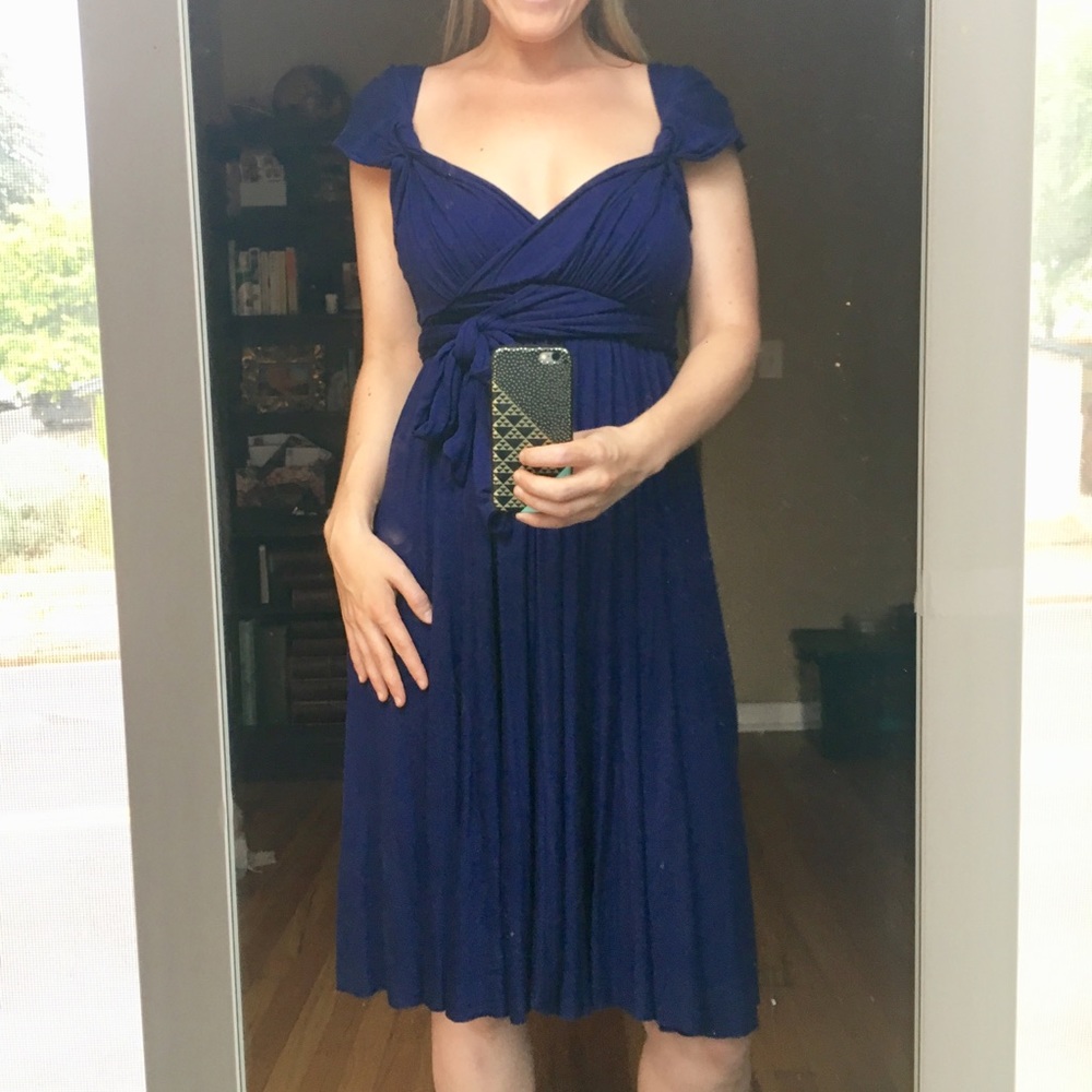 C. Keer Cobalt Blue Dress