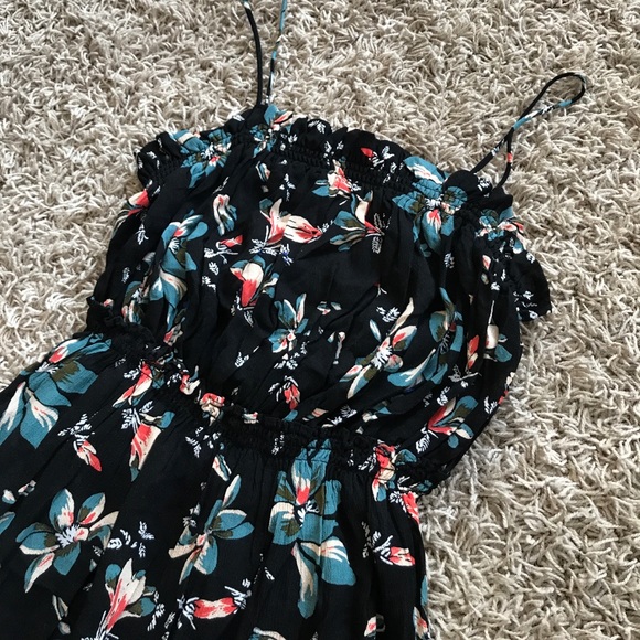 New Free People Intimates Tie Back Floral Dress - Picture 3 of 6