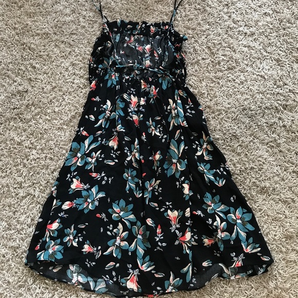 New Free People Intimates Tie Back Floral Dress - Picture 6 of 6