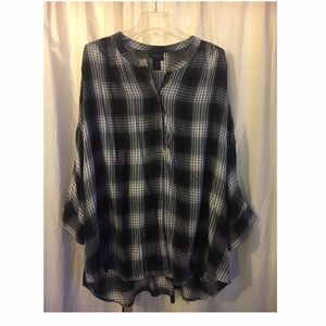 Flannel pattern top