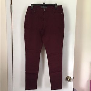 Red Skinny Jeans