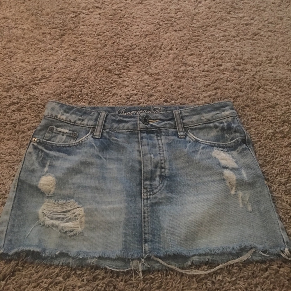 American Eagle Jean Skirt Size 0
