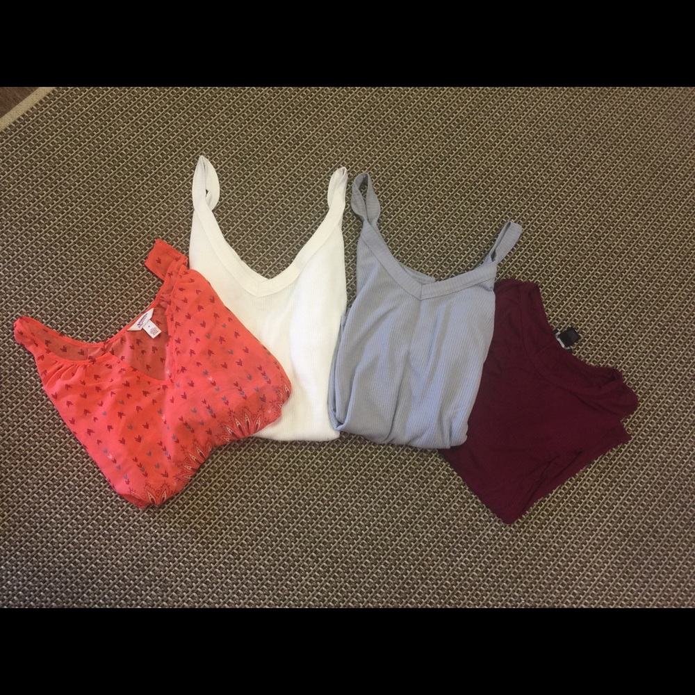 Hollister Open Shoulder Tops