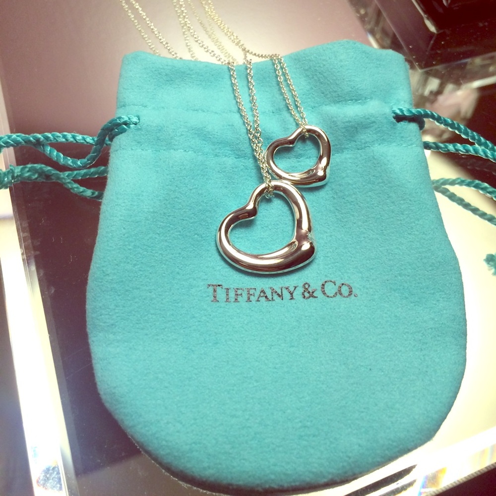 Tiffany 'Elsa Peretti' Open Heart pendants