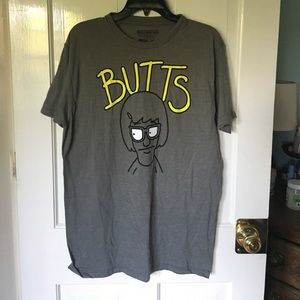 'Butts' - Tina from Bobs burgers t shirt M