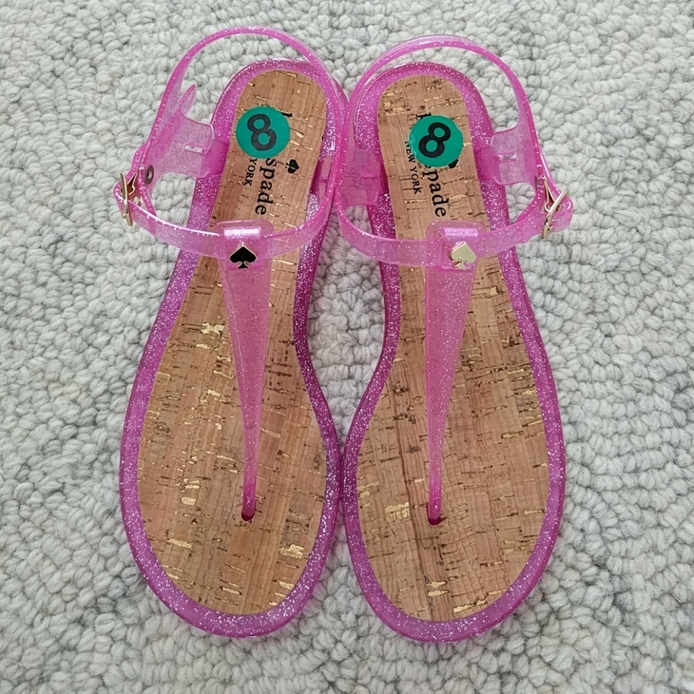 Kate Spade Pink Sparkle Jelly