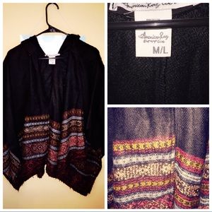 American Rag Hooded Poncho