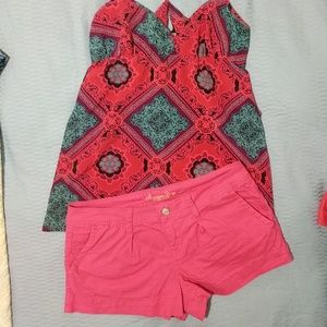 American Rag bright pink shorts