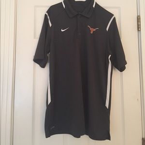 University of Texas Longhorns Men's Nike Gray Polo