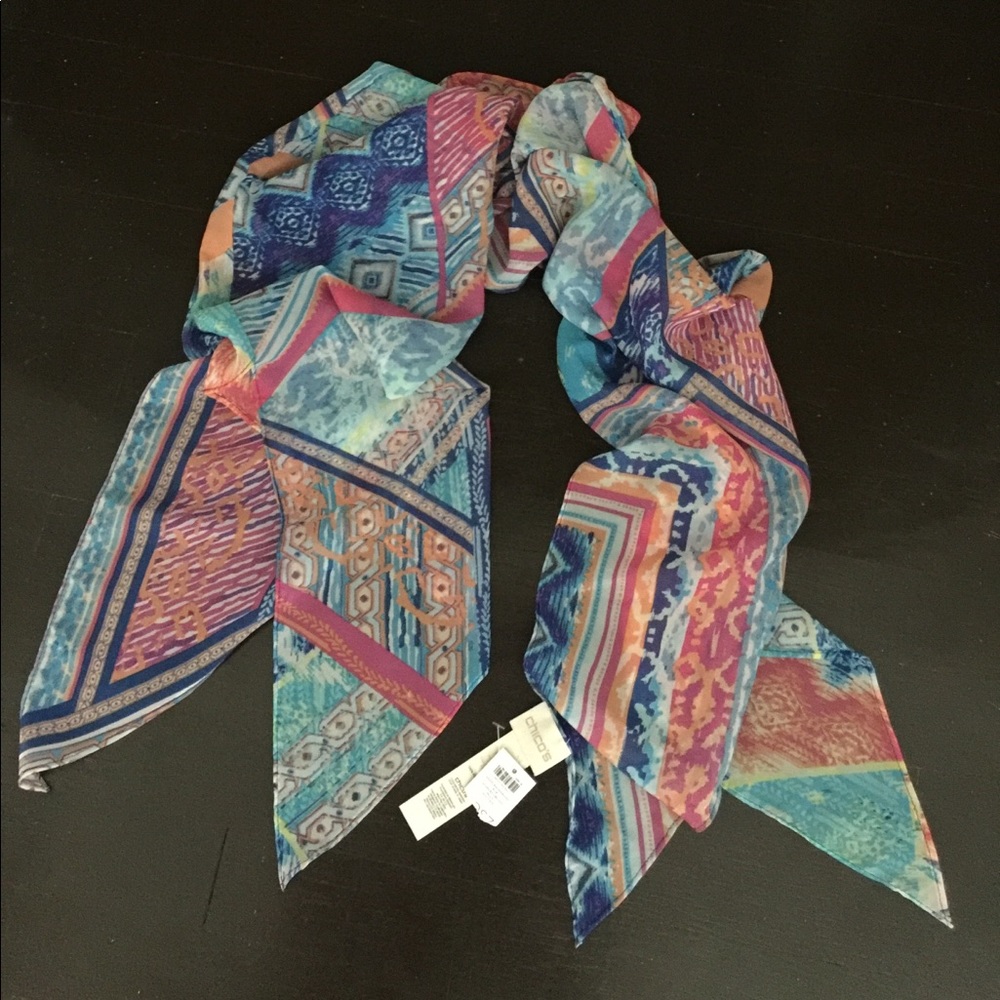 Chico's Dazzling Diamond Flip Scarf