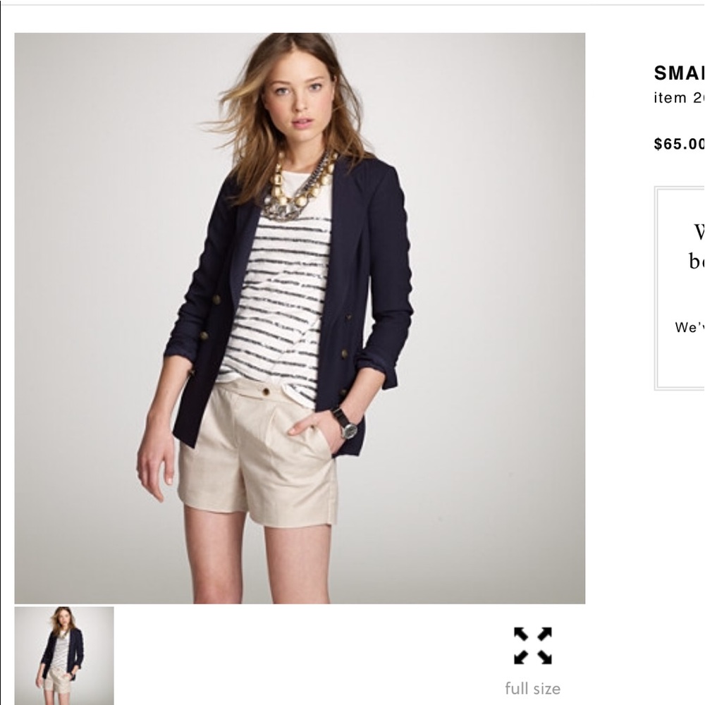 J. Crew Smart Trouser Short