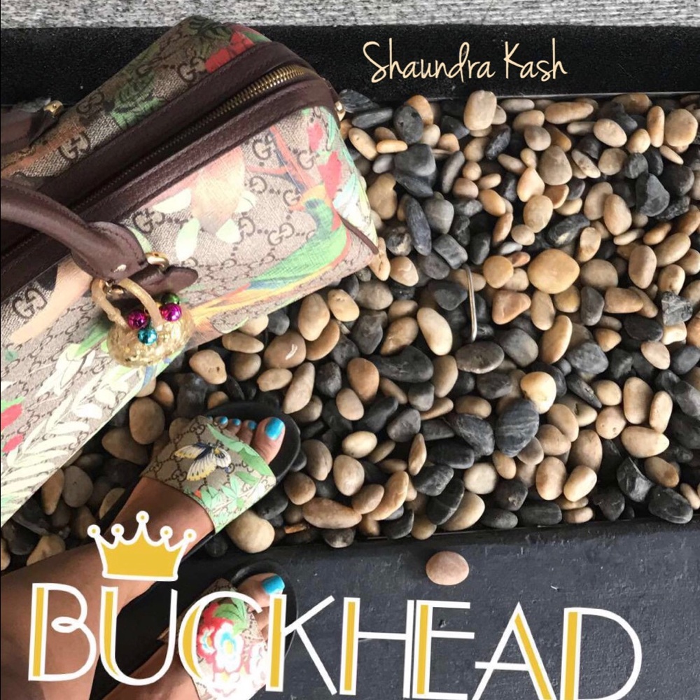 Gucci Bag and Gucci Slides