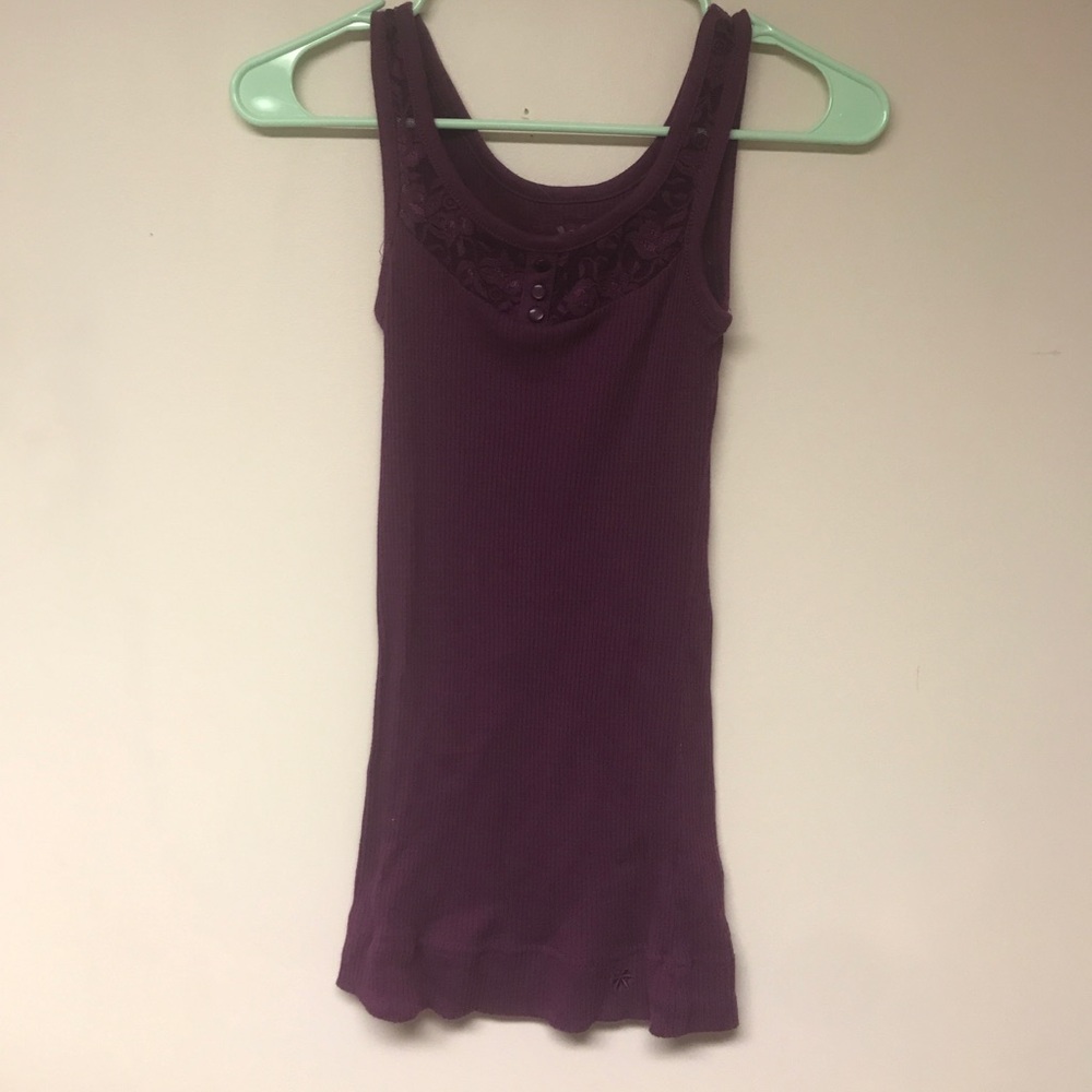 Lace tank top