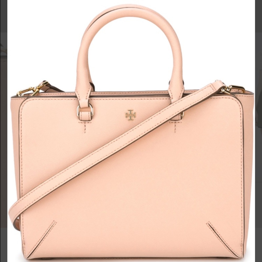TORY BURCH PROBINSON LARGE ZIP TOTE